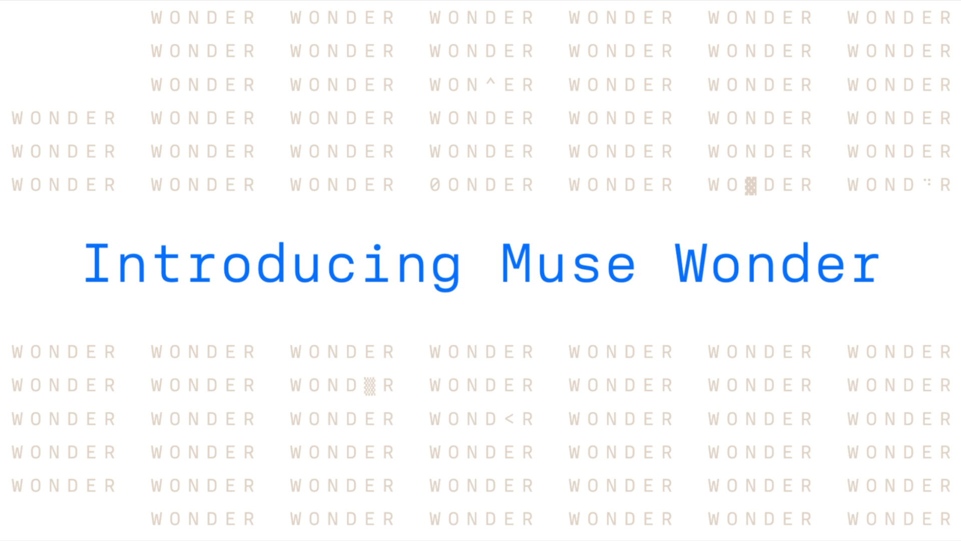 Imagem oficial de apresentação dos modelos Muse Wonder