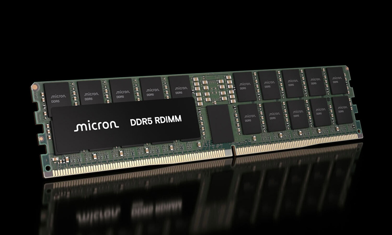 Módulo de memória DDR5 RDIMM da Micron para servidores