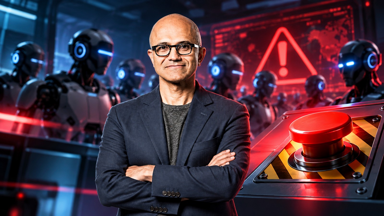 Nadella defende controle humano para interromper agentes de IA