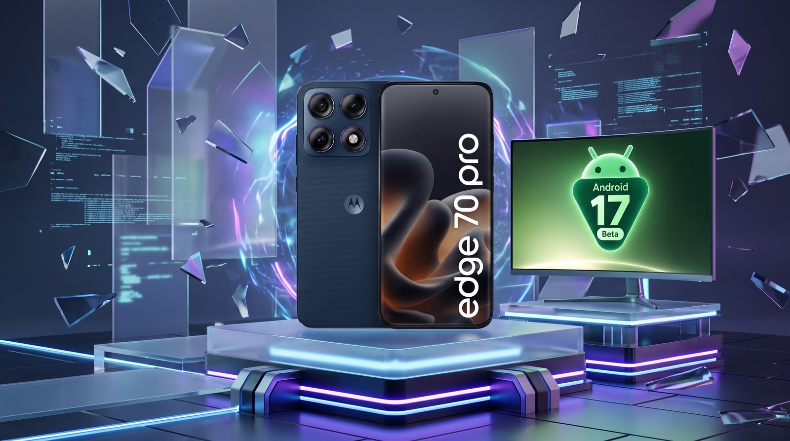 Motorola Edge 70 Pro começa a receber o Android 17 em versão beta