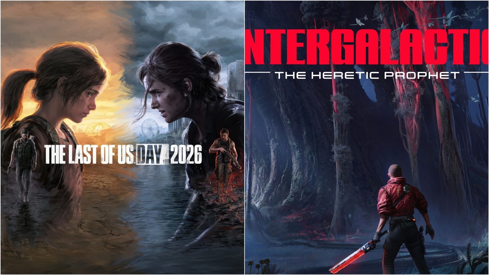 Arte do The Last of Us Day 2026 ao lado do logotipo de Intergalactic: The Heretic Prophet