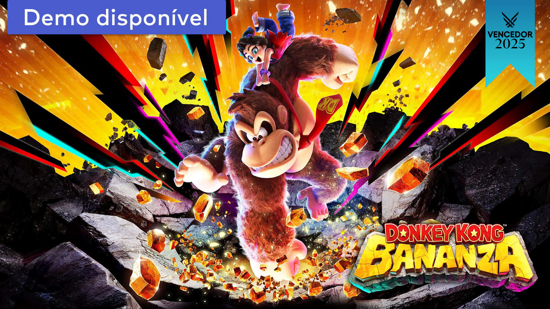 Donkey Kong Bananza também está entre as opções do pacote