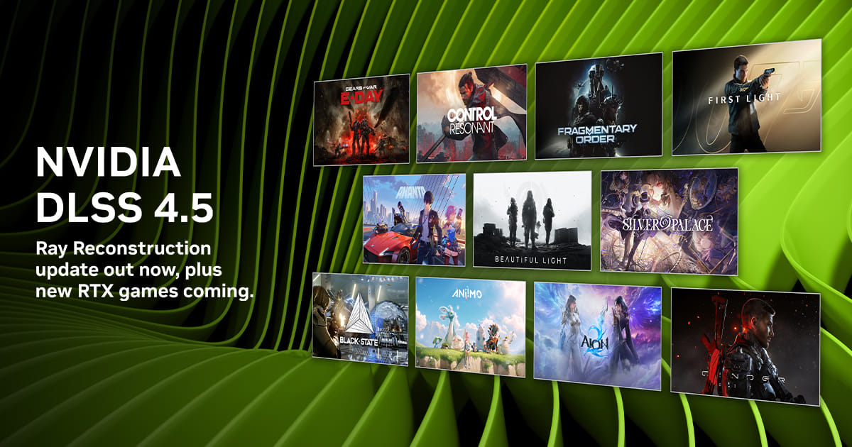 NVIDIA libera DLSS 4.5 Ray Reconstruction para todas as placas RTX