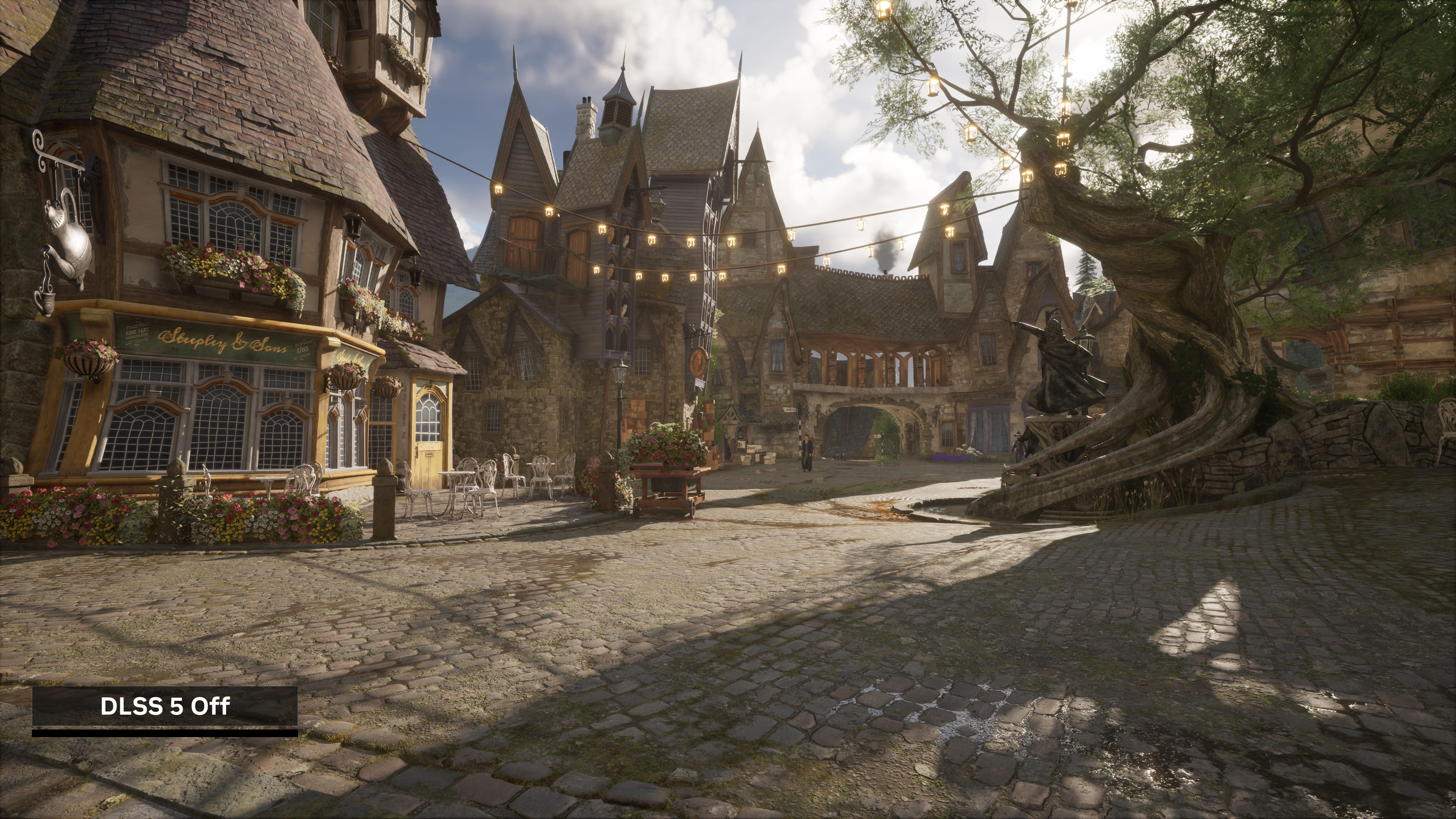 Hogwarts Legacy com DLSS 5 desligado