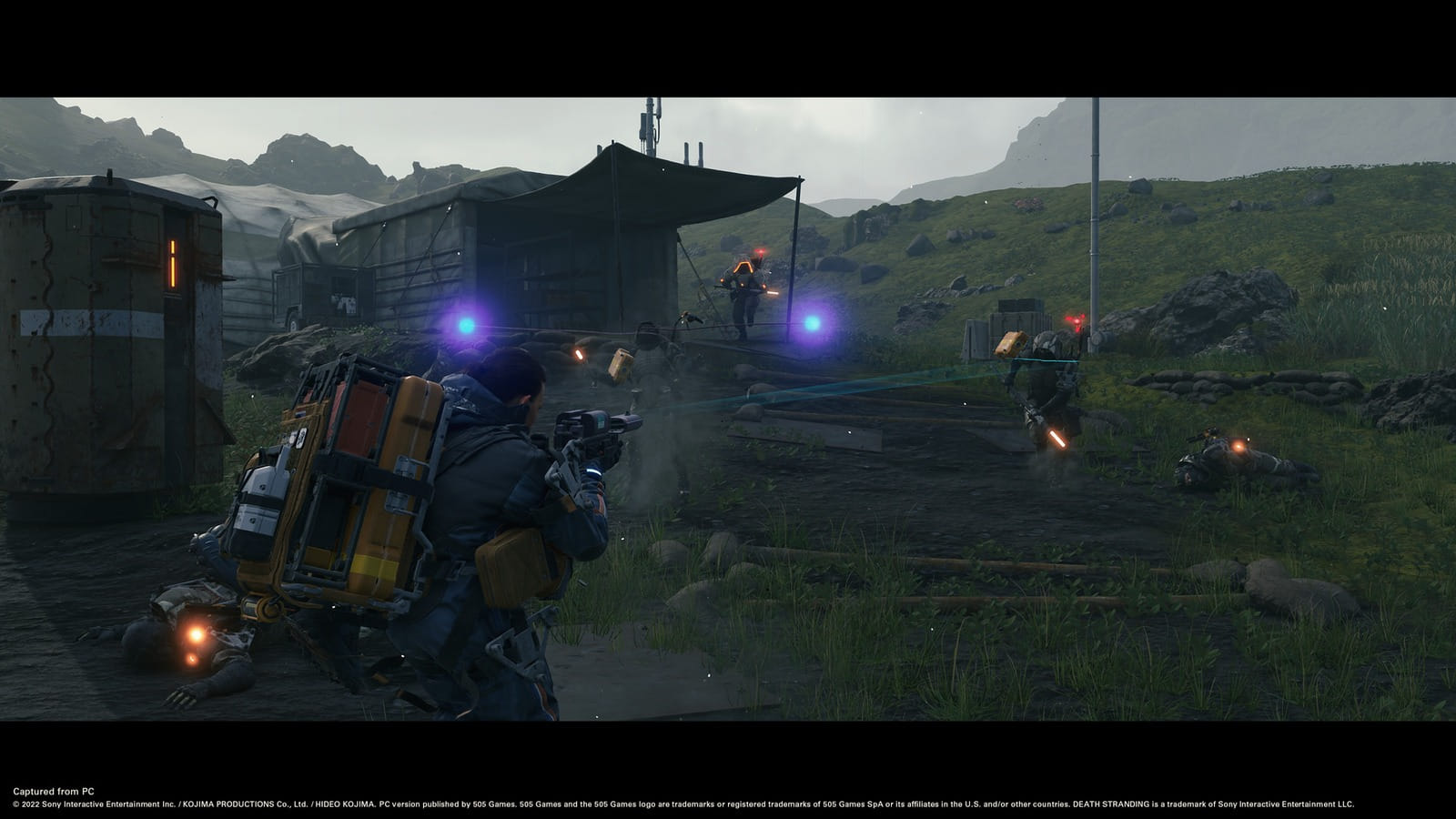 Sam Porter Bridges em confronto em Death Stranding Director's Cut
