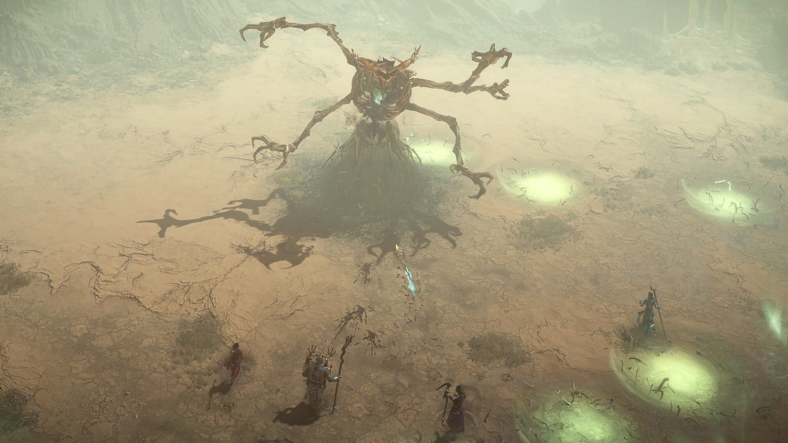 Combate contra um chefe em Diablo IV