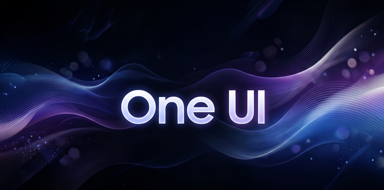 Arte oficial da interface One UI da Samsung