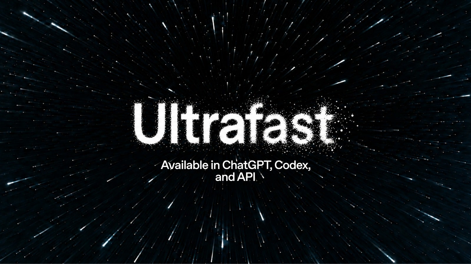 Anúncio do modo Ultrafast, disponível no ChatGPT, no Codex e na API