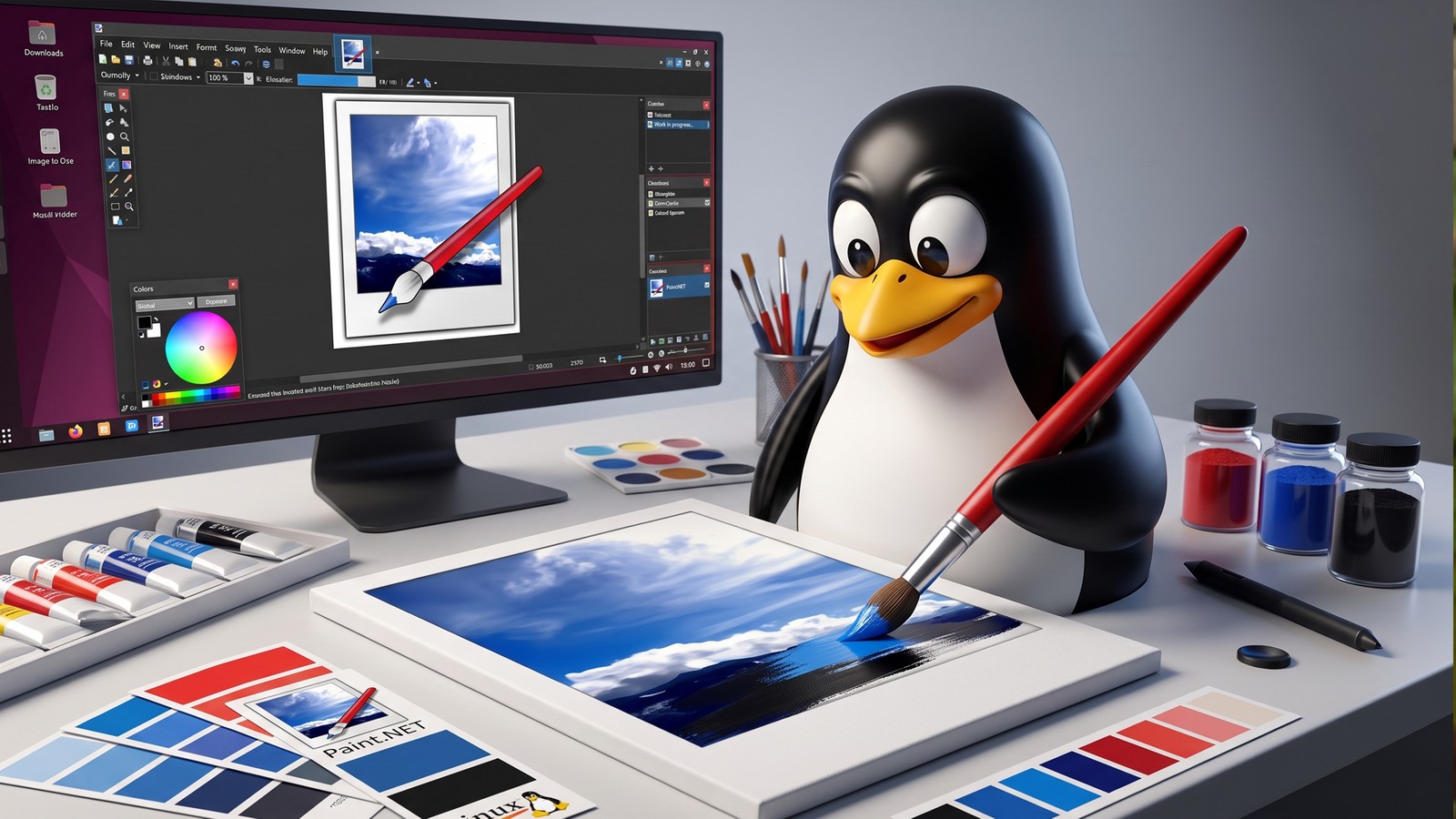 Paint.NET finalmente roda no Linux, mas com uma ressalva importante