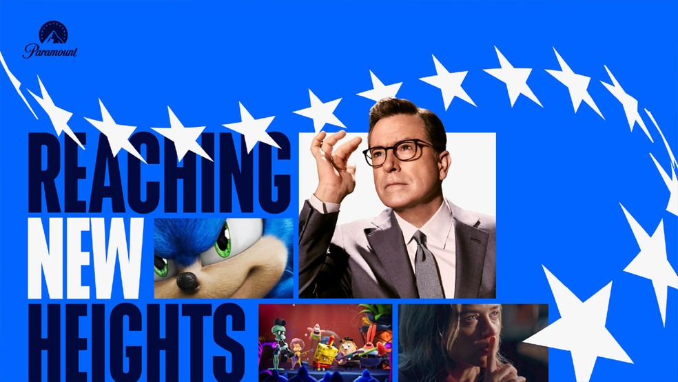 Montagem da Paramount com séries e filmes do catálogo