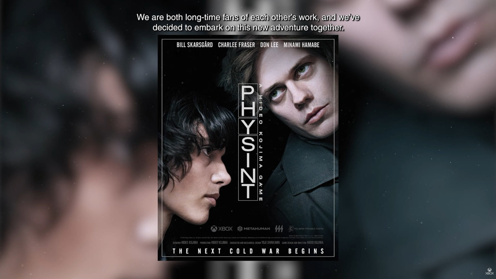 Physint: Bill Skarsgård, o Pennywise de It, será o protagonista do jogo de espionagem de Kojima