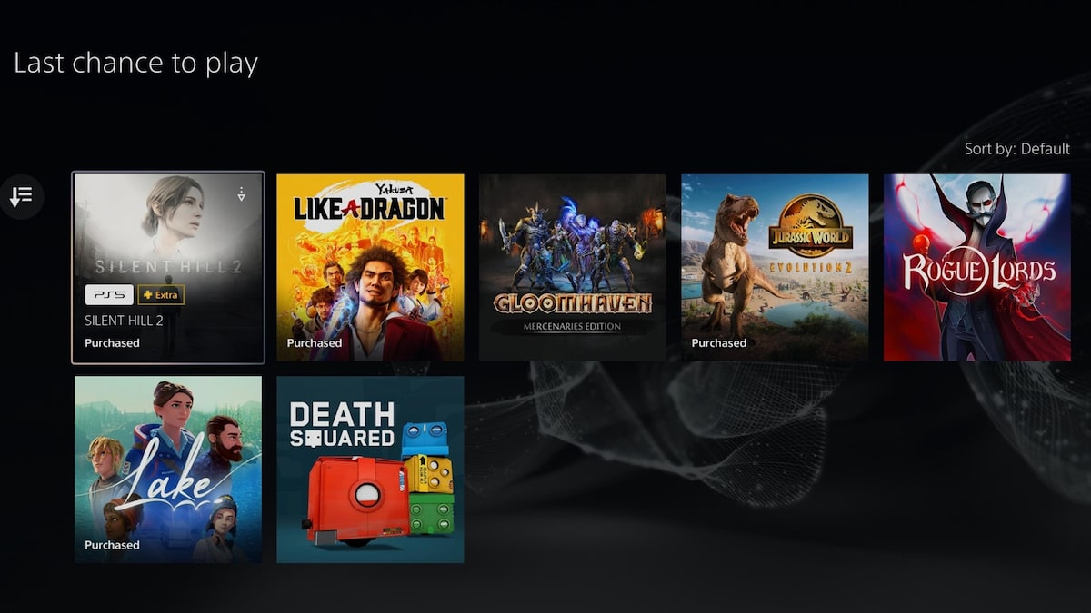 PS Plus Extra e Deluxe perdem oito jogos em 20 de outubro, entre eles Silent Hill 2 e Yakuza: Like a Dragon