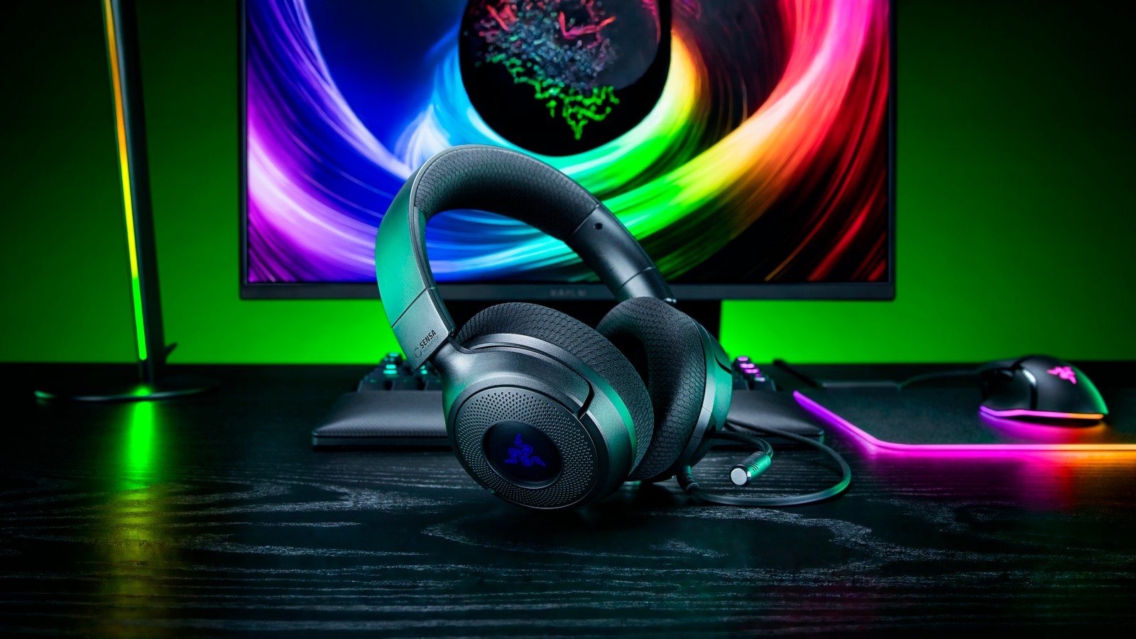 Razer Kraken V4 X ganha versão Sensa HD Haptics que faz o jogador sentir o som por US$ 99