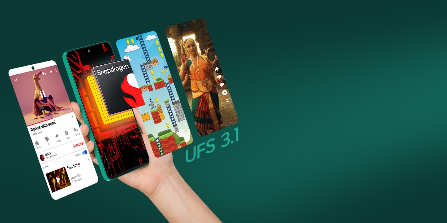 Tela e design do Samsung Galaxy F70 Pro