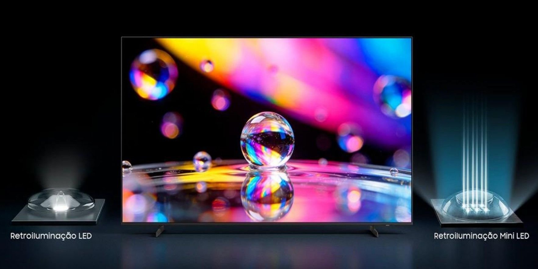Samsung Mini LED linha M75 no Brasil