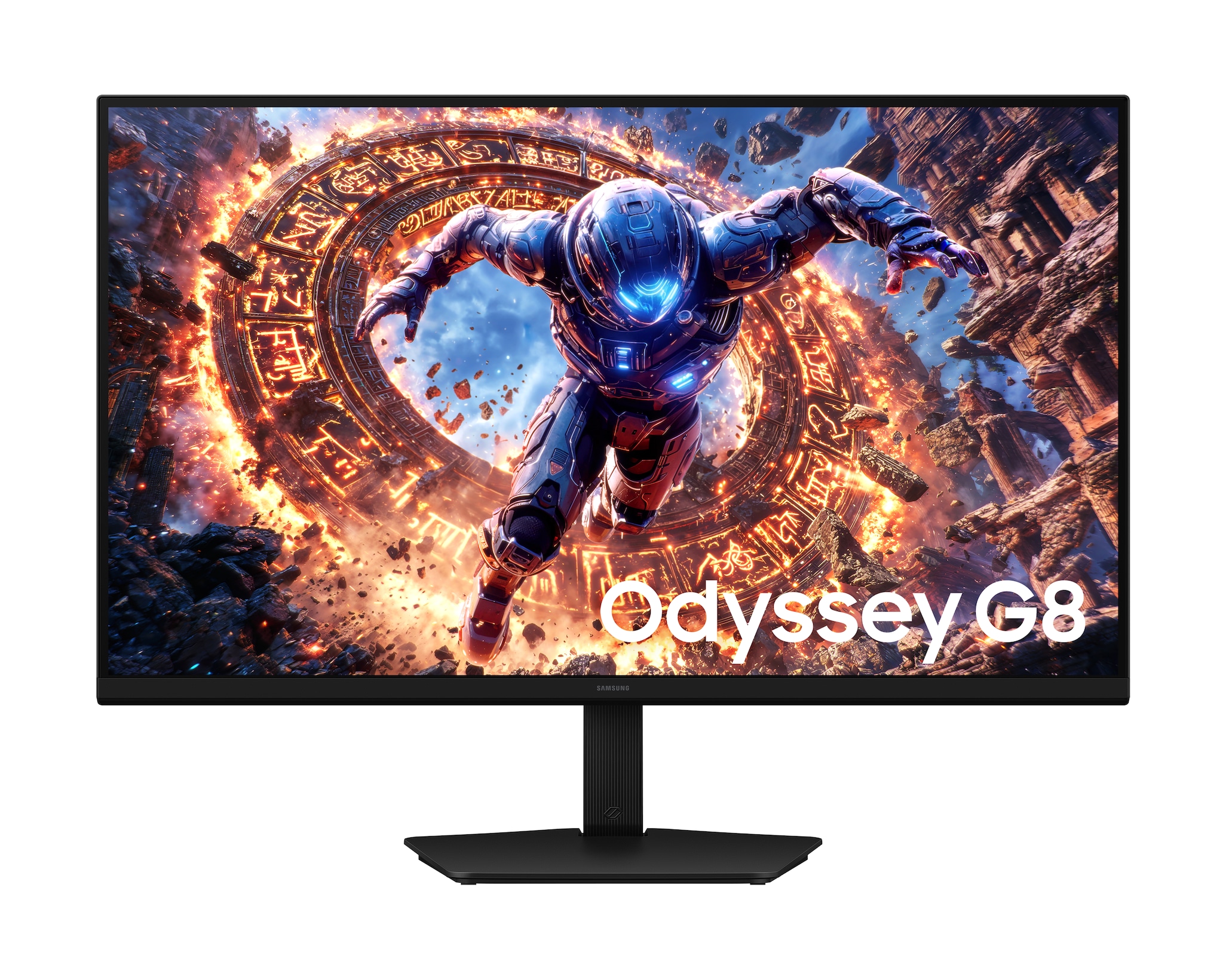 Monitor Samsung Odyssey G8 visto de frente