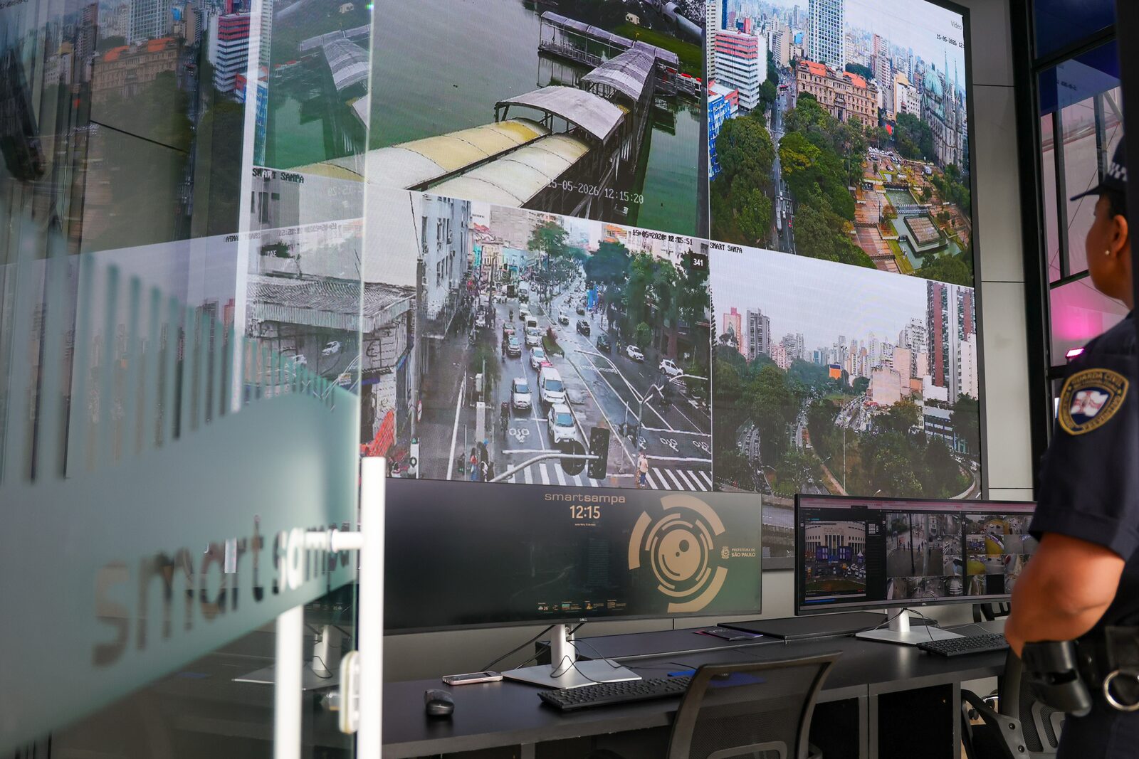 Rede de videomonitoramento Smart Sampa