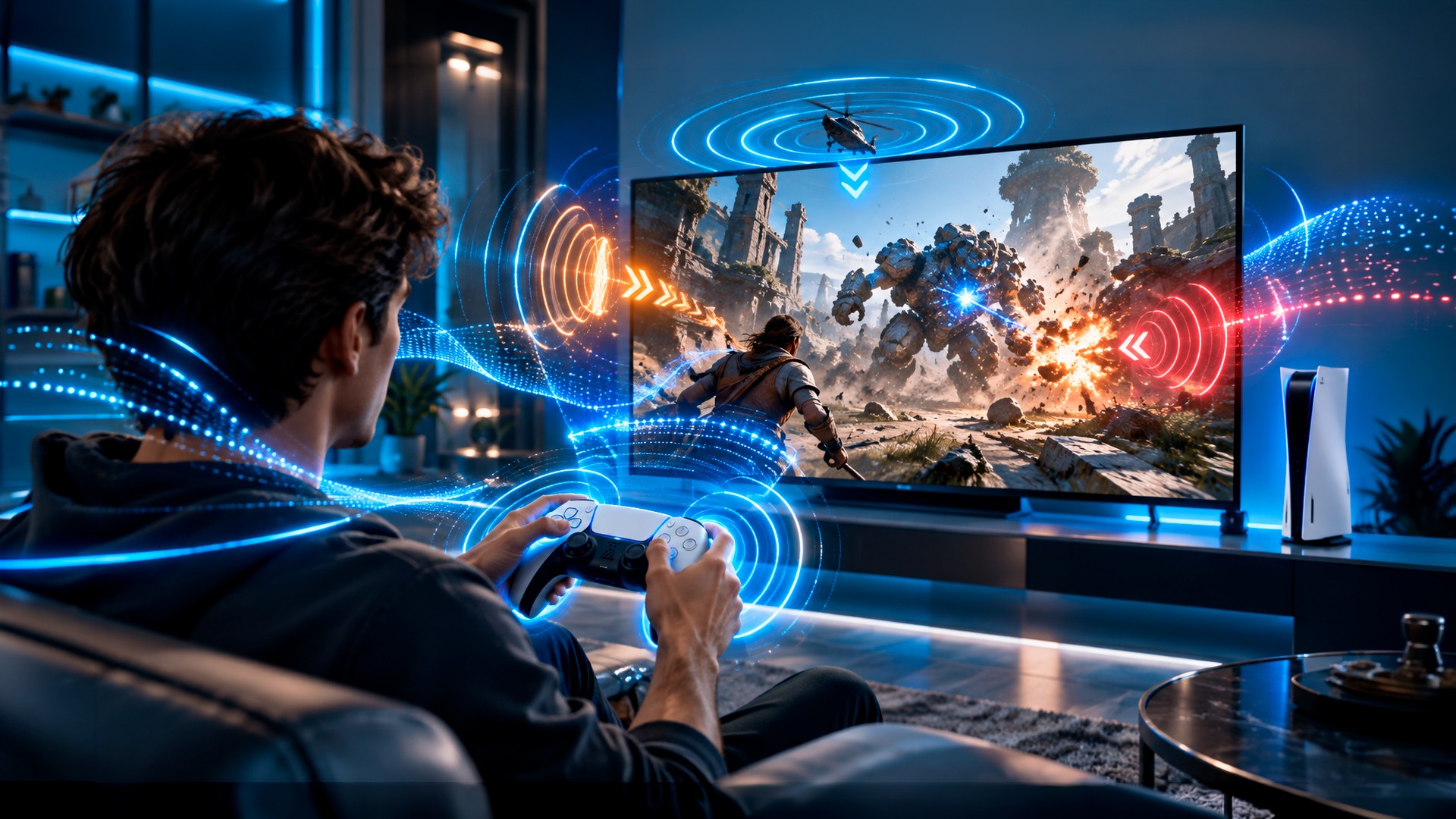 Sony patenteia sistema que transforma sons de jogos em avisos visuais e vibração para jogadores surdos