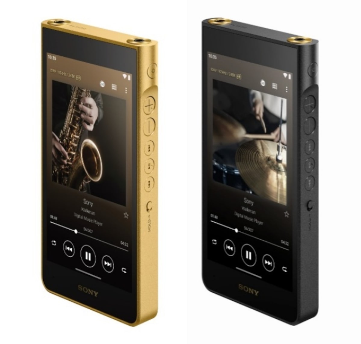 Dois modelos da nova geração Walkman apresentados pela Sony.