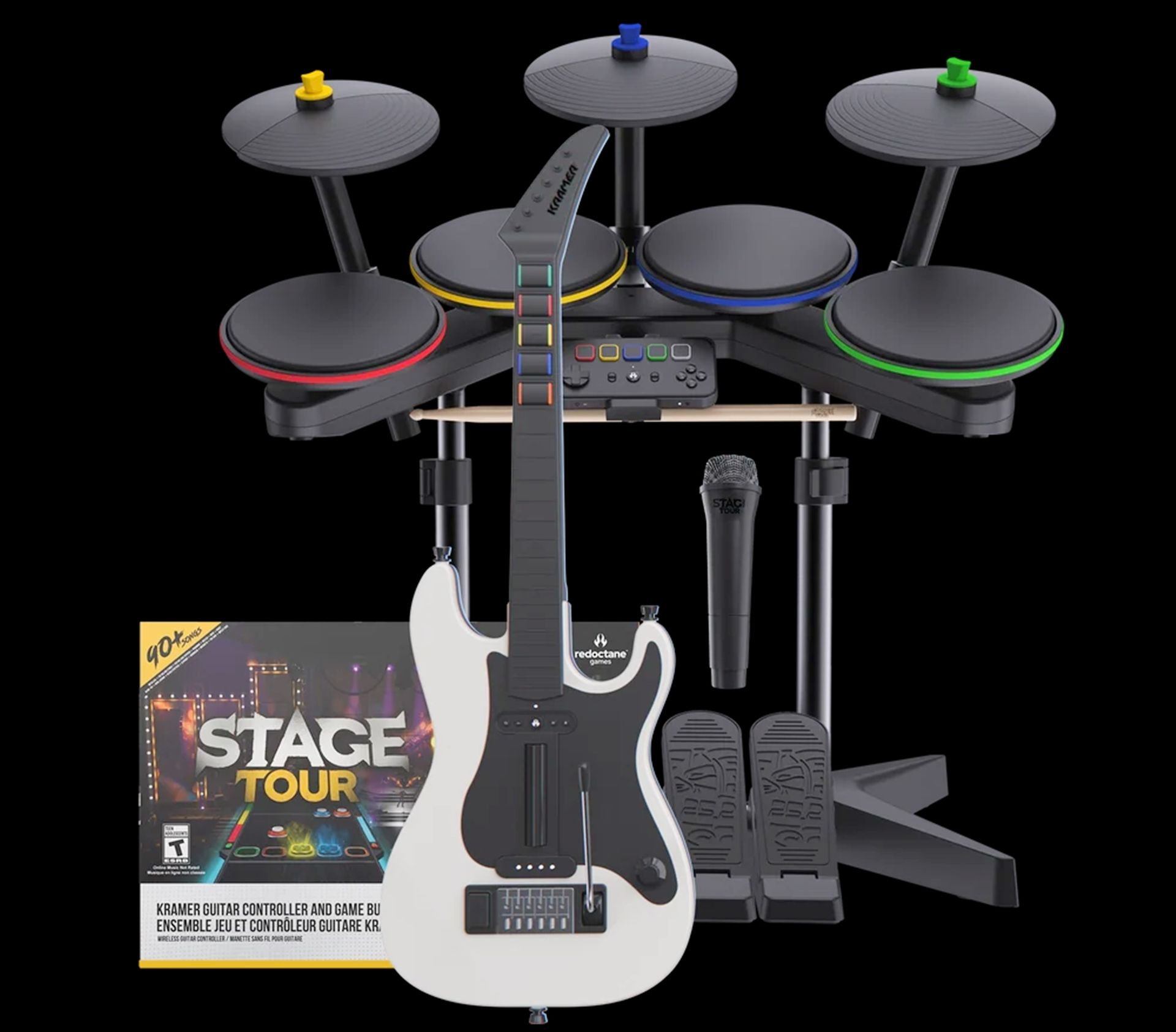 Arte promocional de Stage Tour, sucessor espiritual de Guitar Hero