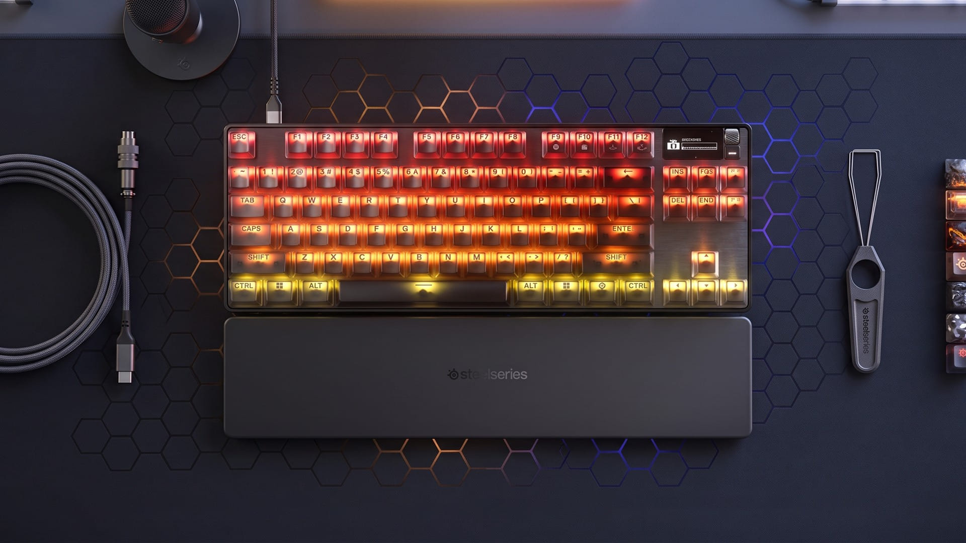 SteelSeries comemora 25 anos com Apex Pro Gen 3 Cyber e Steel, teclados magnéticos de edição limitada
