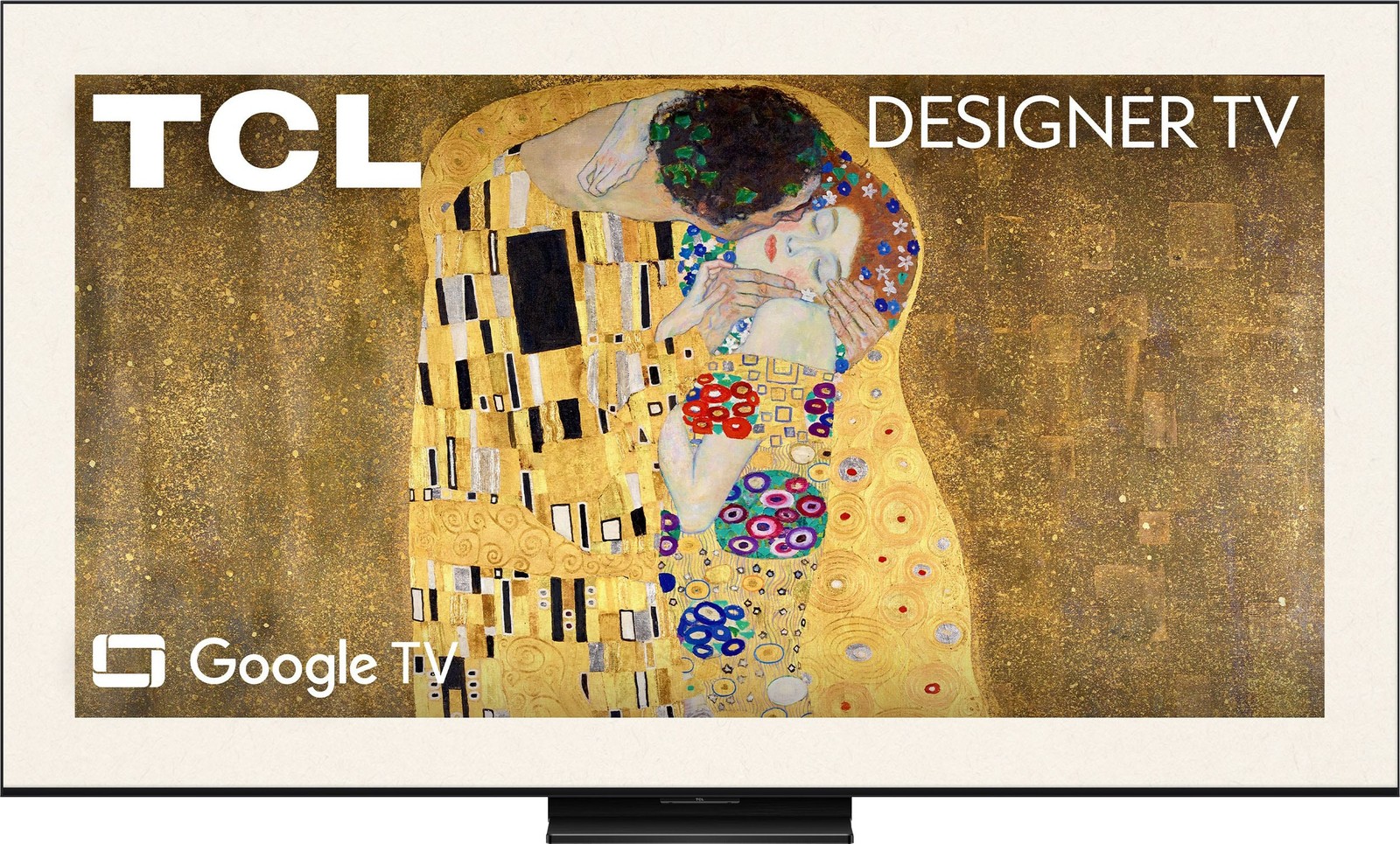 TCL A400U com pintura de Klimt na tela