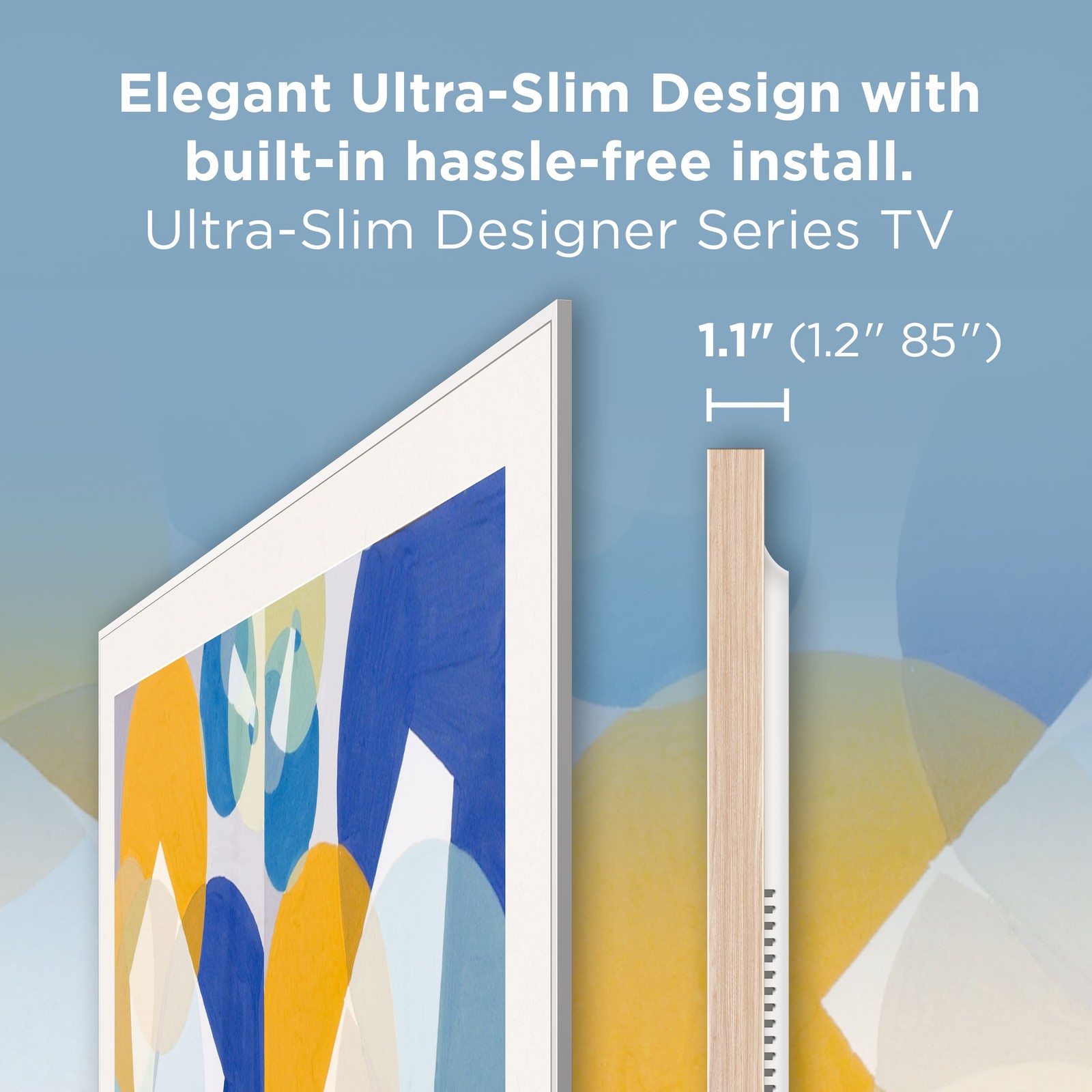 Traseira da TCL Designer TV