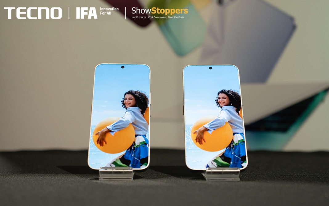 TECNO mostra celular conceito sem bordas na IFA 2026 e amplia a linha MEGABOOK com notebooks 2 em 1