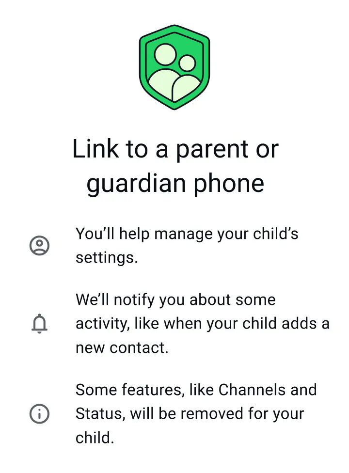 Tela pedindo o PIN do responsável para aprovar uma mudança de configuração