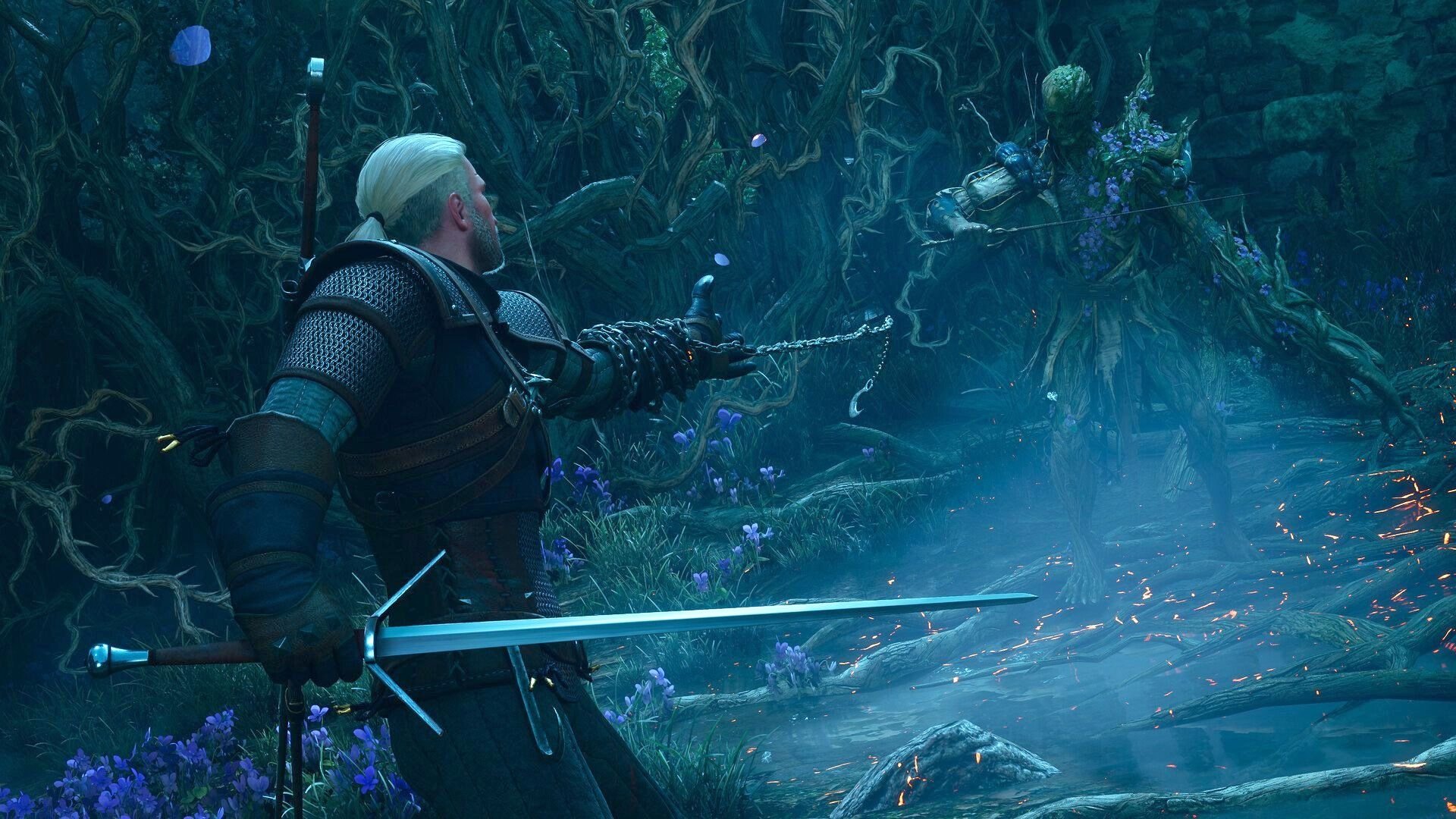 Arte de divulgação do remaster de The Witcher 3