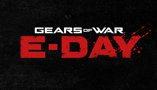 Logotipo oficial de Gears of War: E-Day, que chega ao catálogo em 6 de outubro