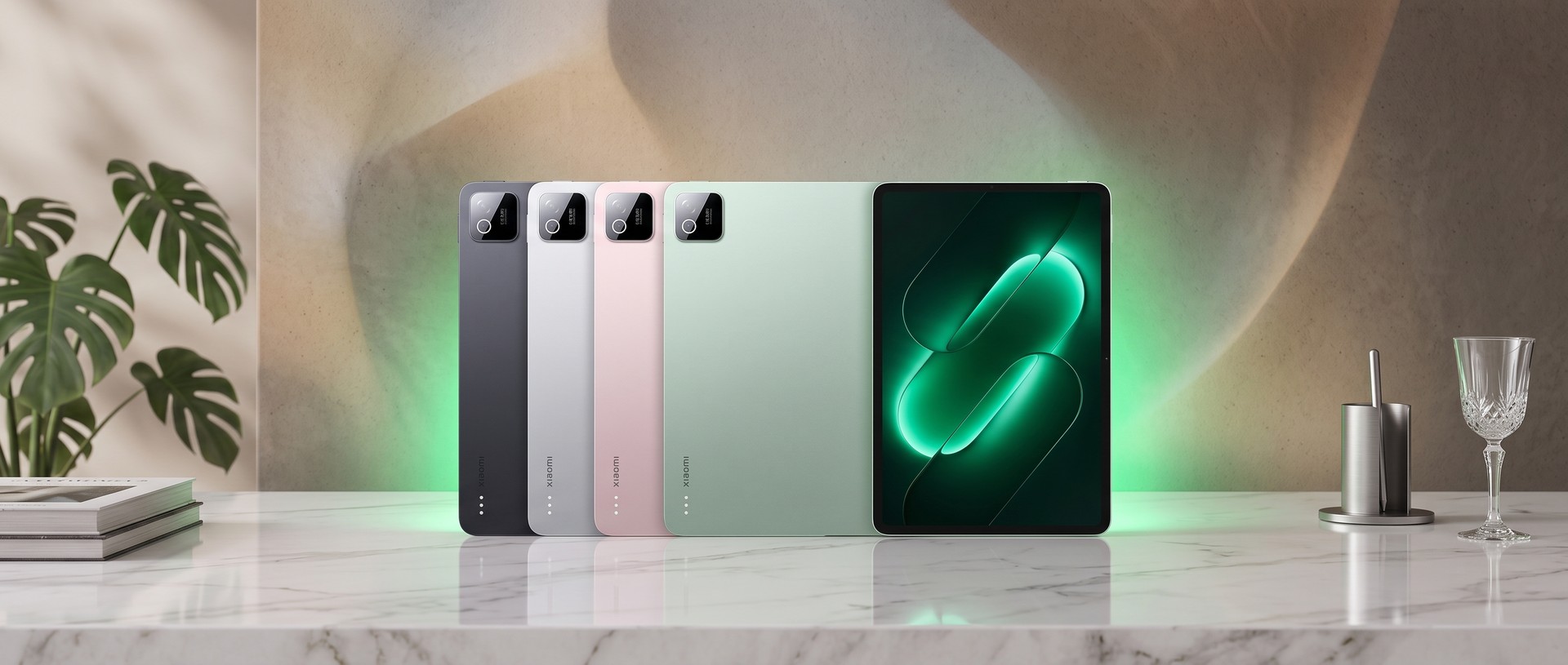 Xiaomi Pad 9 nas quatro cores de lançamento
