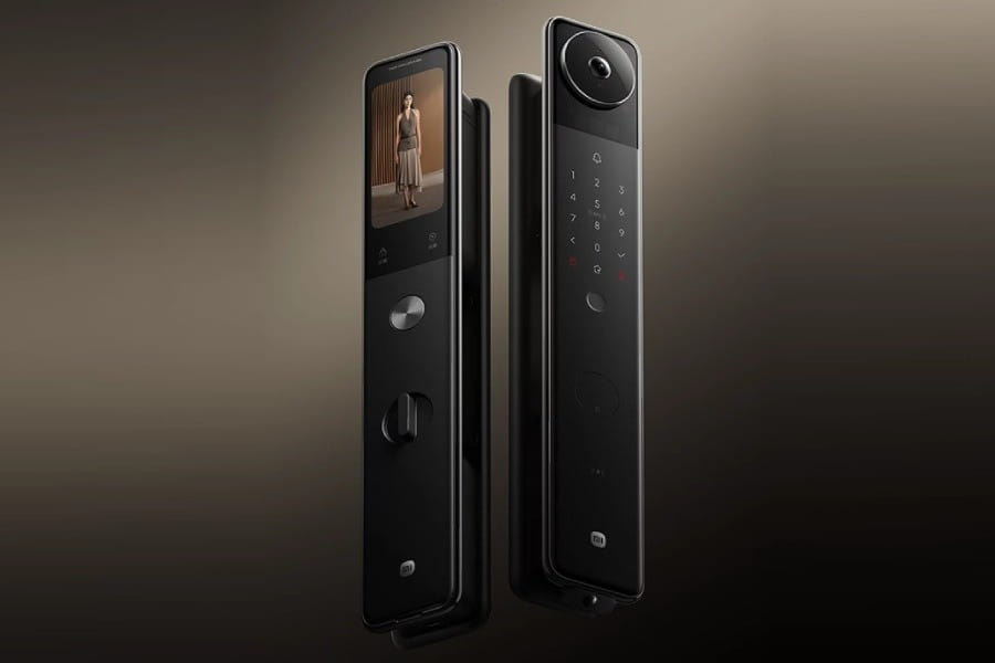Painéis interno e externo da Xiaomi Smart Lock 5 Max