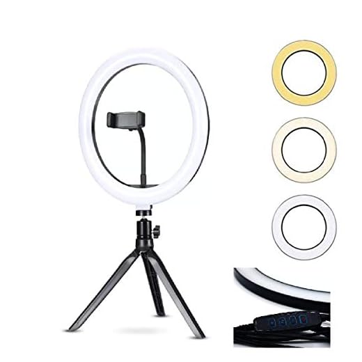 Ring Light Tripé de Mesa