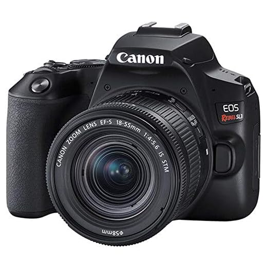 ** Canon SL3 DSLR **