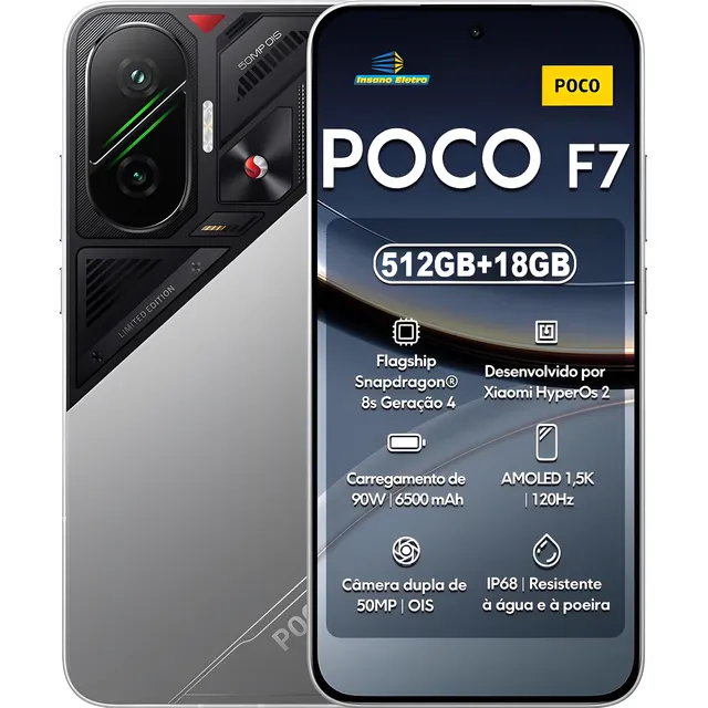 Xiaomi Poco F7 5G 12GB RAM 512GB | Melhores Tech